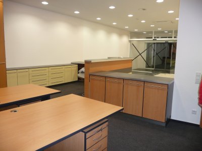 Fertiggestellte Theke