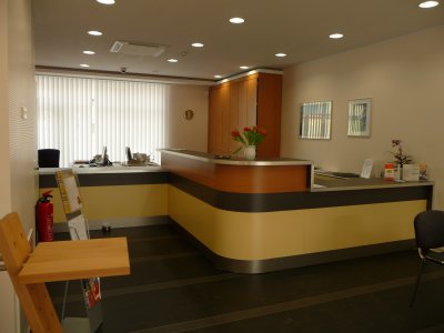 Fertiggestellte Theke